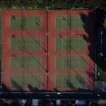 Leopardstown Tennis Club Courts Aerial View