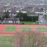 Leopardstown Tennis Club Courts Aerial View